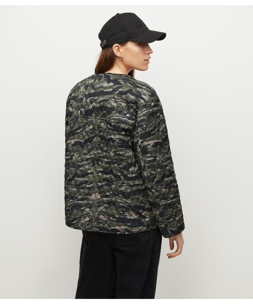 ALLSAINTS（オールセインツ）の「HALLIE LINER JACKET | HALLIE ライナー ジャケット（その他アウター・レディース・グリーン・10/8/4/6）」の6枚目の写真