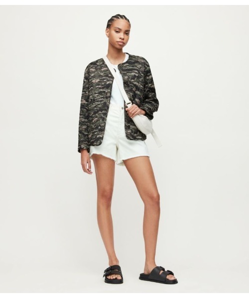 ALLSAINTS（オールセインツ）の「HALLIE LINER JACKET | HALLIE ライナー ジャケット（その他アウター・レディース・グリーン・10/8/4/6）」の11枚目の写真