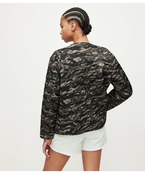 ALLSAINTS（オールセインツ）の「HALLIE LINER JACKET | HALLIE ライナー ジャケット（その他アウター・レディース・グリーン・10/8/4/6）」の13枚目の写真