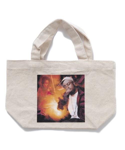 BEDWIN & THE HEARTBREAKERS(ベドウィン アンド ザ ハートブレイカーズ)の「J.DILLA Ex.SMALL TOTE BAG "J.DILLA"(トートバッグ・メンズ・ホワイト系その他・FREE)」の2枚目の写真