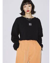 クロップドダメージプルオーバー