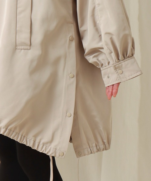 libelle more（リベル モア）の「撥水ミリタリーコート（ミリタリージャケット・レディース・カーキ/ブラック/グレイッシュベージュ・M/L）」の15枚目の写真