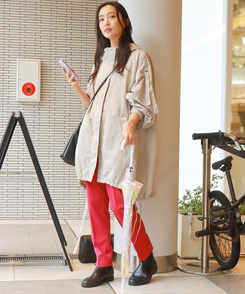 libelle more（リベル モア）の「撥水ミリタリーコート（ミリタリージャケット・レディース・カーキ/ブラック/グレイッシュベージュ・M/L）」の22枚目の写真