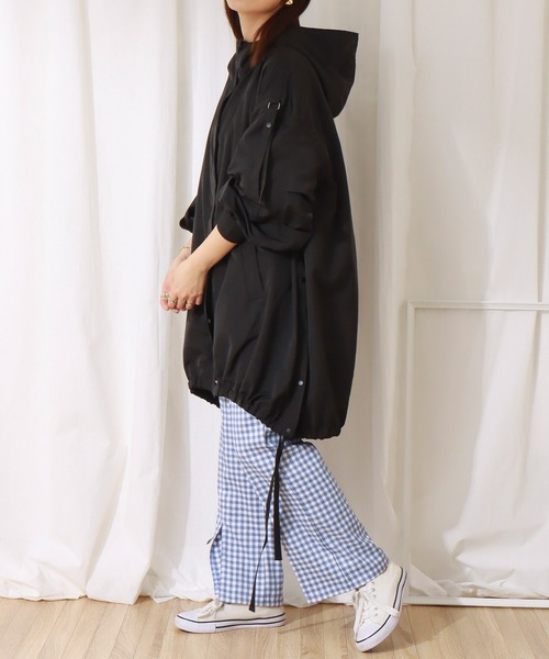 libelle more（リベル モア）の「撥水ミリタリーコート（ミリタリージャケット・レディース・カーキ/ブラック/グレイッシュベージュ・M/L）」の21枚目の写真