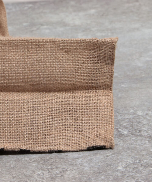 MAISON BENGAL（マイソンベンガル）の「【MAISON BENGAL/ メゾンベンガル】別注ジュートプリントトートM（トートバッグ・レディース・レオパード/ゼブラ・FREE）」の3枚目の写真