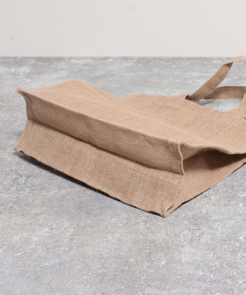 MAISON BENGAL（マイソンベンガル）の「【MAISON BENGAL/ メゾンベンガル】別注ジュートプリントトートM（トートバッグ・レディース・レオパード/ゼブラ・FREE）」の7枚目の写真