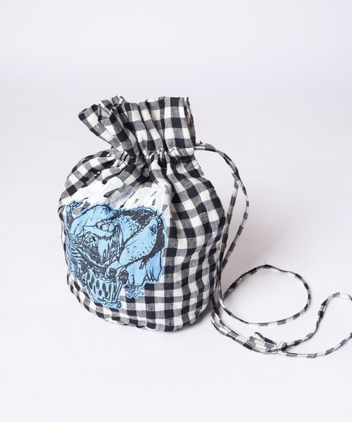 HOLIDAY（ホリデイ）の「GINGHAM CHECK LINEN POCHETTE ギンガム