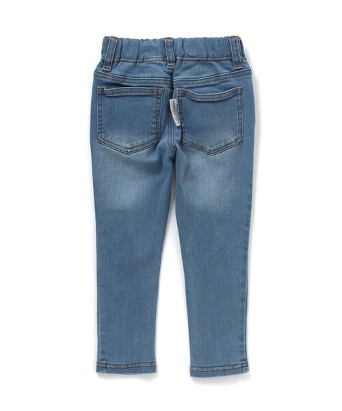BREEZE（ブリーズ）の「もっとスキニーデニムパンツ_ストレッチ 10分丈（デニムパンツ・キッズ・ブルー/サックスブルー・150/140/120/130/110/90/100）」の12枚目の写真