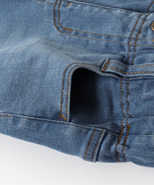 BREEZE（ブリーズ）の「もっとスキニーデニムパンツ_ストレッチ 10分丈（デニムパンツ・キッズ・ブルー/サックスブルー・150/140/120/130/110/90/100）」の17枚目の写真