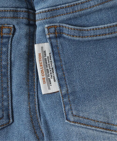 BREEZE（ブリーズ）の「もっとスキニーデニムパンツ_ストレッチ 10分丈（デニムパンツ・キッズ・ブルー/サックスブルー・150/140/120/130/110/90/100）」の15枚目の写真