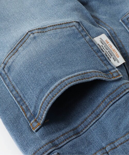 BREEZE（ブリーズ）の「もっとスキニーデニムパンツ_ストレッチ 10分丈（デニムパンツ・キッズ・ブルー/サックスブルー・150/140/120/130/110/90/100）」の11枚目の写真