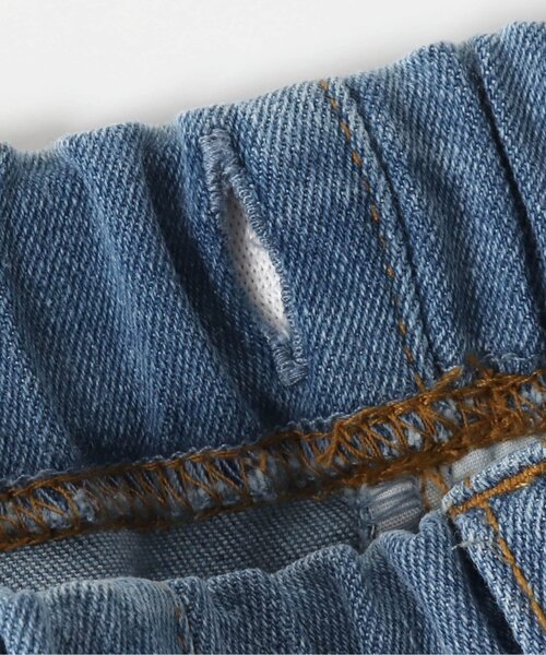 BREEZE（ブリーズ）の「もっとスキニーデニムパンツ_ストレッチ 10分丈（デニムパンツ・キッズ・ブルー/サックスブルー・150/140/120/130/110/90/100）」の7枚目の写真