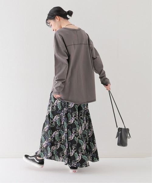 JOURNAL STANDARD relume(ジャーナルスタンダード レリューム)の「ナシジジャージーステッチロングスリーブTEE(Tシャツ/カットソー・レディース・ホワイト/チャコールグレー/ベージュ・FREE)」の13枚目の写真