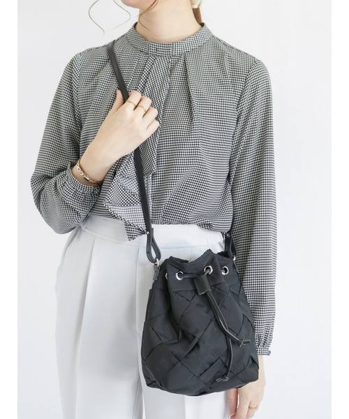 Te chichi（テチチ）の「【web限定】ナイロンメッシュミニショルダーバッグ（ショルダーバッグ・レディース・オリーブ/ブラック/ベージュ・ﾌﾘ-）」の2枚目の写真