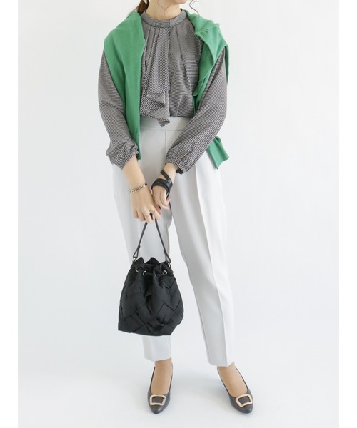 Te chichi（テチチ）の「【web限定】ナイロンメッシュミニショルダーバッグ（ショルダーバッグ・レディース・オリーブ/ブラック/ベージュ・ﾌﾘ-）」の5枚目の写真