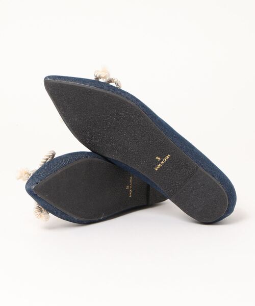 KOBE LETTUCE(コウベレタス)の「配色ポインテッドトゥバレエシューズ(バレエシューズ・レディース・その他/ホワイト/ブラック/レオパード/ラベンダー・L/LL/M/S)」の14枚目の写真