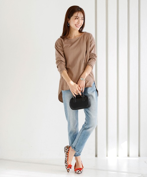 KOBE LETTUCE(コウベレタス)の「配色ポインテッドトゥバレエシューズ(バレエシューズ・レディース・その他/ホワイト/ブラック/レオパード/ラベンダー・L/LL/M/S)」の10枚目の写真