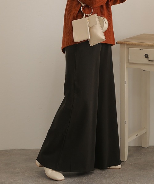 ElegChic(エレグシック)の「裏起毛ゆったりワイドパンツ(その他パンツ・レディース・ライトカーキ/杢グレー/ブラック・4L/XL/M)」の20枚目の写真