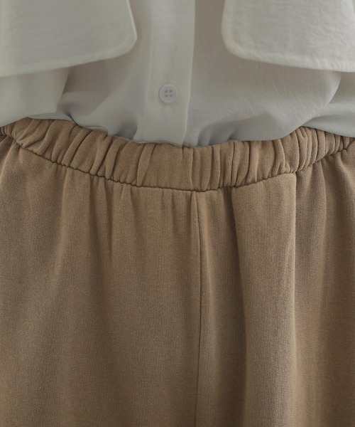 ElegChic(エレグシック)の「裏起毛ゆったりワイドパンツ(その他パンツ・レディース・ライトカーキ/杢グレー/ブラック・4L/XL/M)」の14枚目の写真