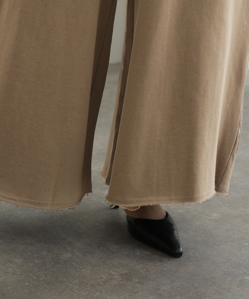 ElegChic(エレグシック)の「裏起毛ゆったりワイドパンツ(その他パンツ・レディース・ライトカーキ/杢グレー/ブラック・4L/XL/M)」の16枚目の写真