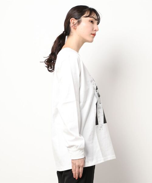 Kare/ME(カーミー)の「Kare/ME(カーミー)別注グリッター ロンT(Tシャツ/カットソー・レディース・ホワイト/ブラック・SMALL/MEDIUM/LARGE)」の3枚目の写真