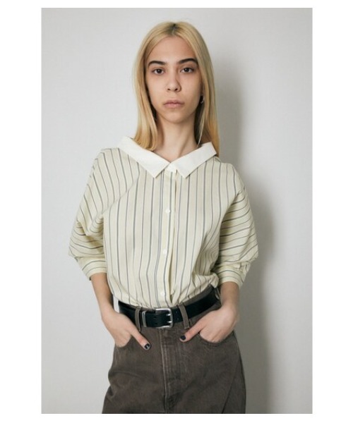 MOUSSY（マウジー）の「BACK GATHER シャツ（シャツ/ブラウス）」 - WEAR