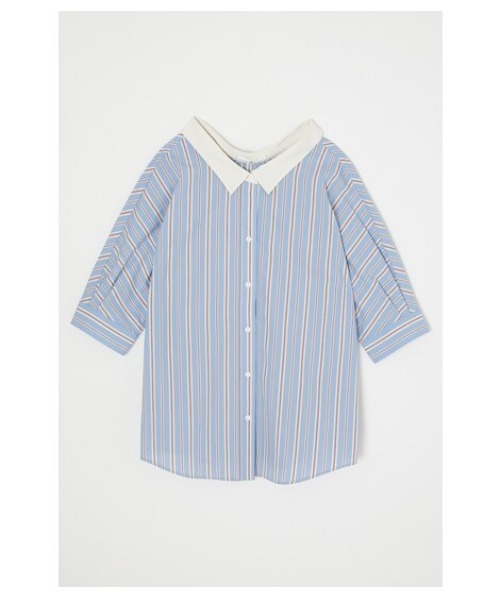 マウジー BACK GATHER BIG シャツ MOUSSY（マウジー）の「BACK GATHER シャツ（シャツ/ブラウス）」 - WEAR
