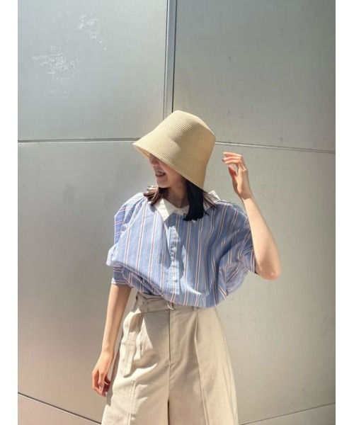 MOUSSY（マウジー）の「BACK GATHER シャツ（シャツ/ブラウス）」 - WEAR