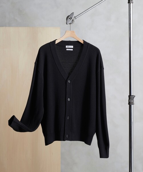 tk.TAKEO KIKUCHI（ティーケータケオキクチ）の「◆カラーニットカーディガン（カーディガン/ボレロ・メンズ・ブラック/グリーン/オレンジ/ブルー・02/03）」の2枚目の写真