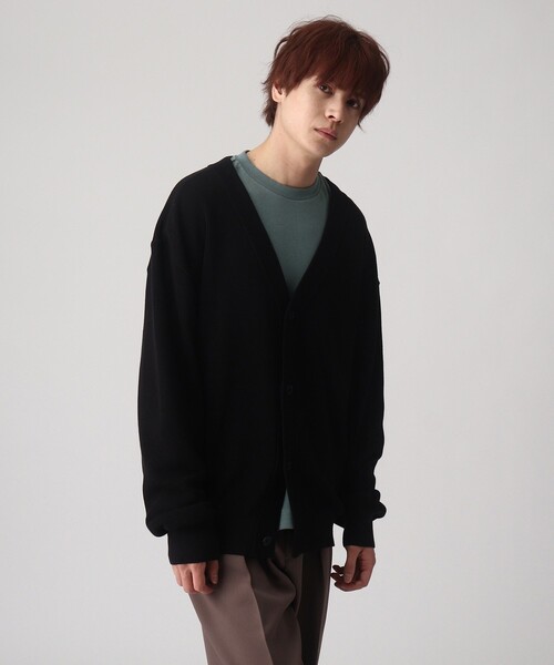 tk.TAKEO KIKUCHI（ティーケータケオキクチ）の「◆カラーニットカーディガン（カーディガン/ボレロ・メンズ・ブラック/グリーン/オレンジ/ブルー・02/03）」の10枚目の写真