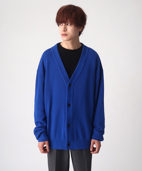 tk.TAKEO KIKUCHI（ティーケータケオキクチ）の「◆カラーニットカーディガン（カーディガン/ボレロ・メンズ・ブラック/グリーン/オレンジ/ブルー・02/03）」の17枚目の写真