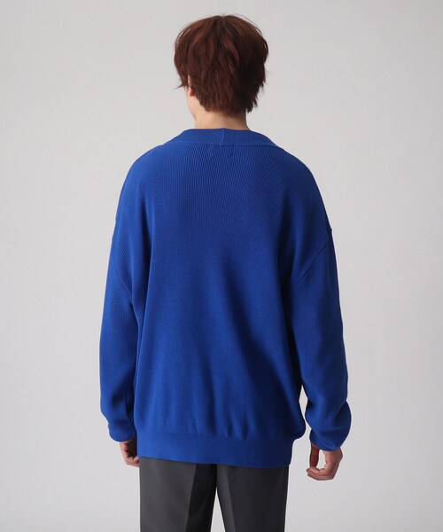 tk.TAKEO KIKUCHI（ティーケータケオキクチ）の「◆カラーニットカーディガン（カーディガン/ボレロ・メンズ・ブラック/グリーン/オレンジ/ブルー・02/03）」の19枚目の写真