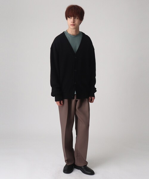 tk.TAKEO KIKUCHI（ティーケータケオキクチ）の「◆カラーニットカーディガン（カーディガン/ボレロ・メンズ・ブラック/グリーン/オレンジ/ブルー・02/03）」の14枚目の写真