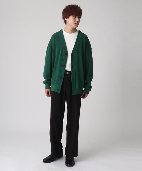 tk.TAKEO KIKUCHI（ティーケータケオキクチ）の「◆カラーニットカーディガン（カーディガン/ボレロ・メンズ・ブラック/グリーン/オレンジ/ブルー・02/03）」の20枚目の写真