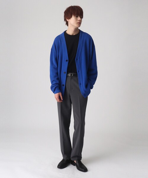 tk.TAKEO KIKUCHI（ティーケータケオキクチ）の「◆カラーニットカーディガン（カーディガン/ボレロ・メンズ・ブラック/グリーン/オレンジ/ブルー・02/03）」の12枚目の写真