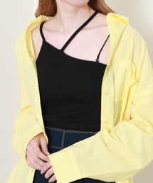 パット付きアシメキャミソール