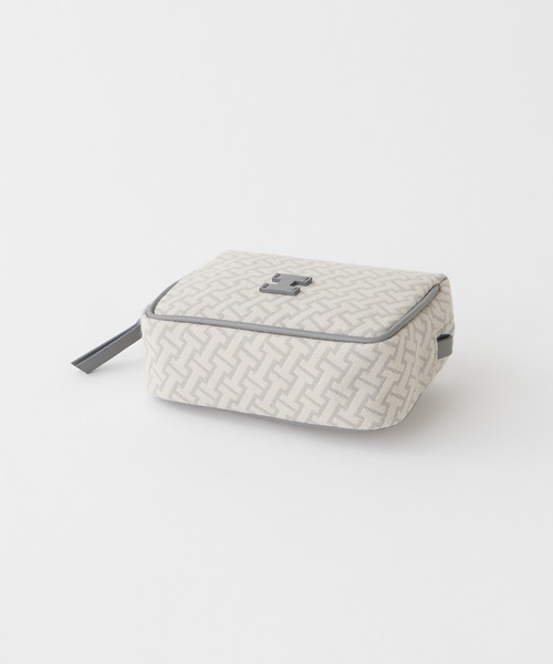 IACUCCI(イアクッチ)の「モノグランマ ポーチ JACQUARD/RUGA(ポーチ・レディース・キャメル/ライトグレー/ブラック・FREE)」の6枚目の写真