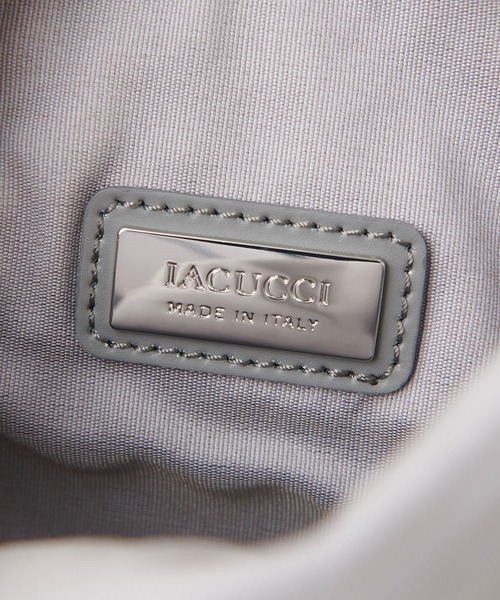 IACUCCI(イアクッチ)の「モノグランマ ポーチ JACQUARD/RUGA(ポーチ・レディース・キャメル/ライトグレー/ブラック・FREE)」の8枚目の写真