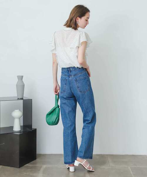 SENSE OF PLACE by URBAN RESEARCH(センスオブプレイスバイアーバンリサーチ)の「フリルスリーブブラウス(Tシャツ/カットソー・レディース・ホワイト系その他/ブラック系その他/ベージュ系その他・ONE)」の8枚目の写真