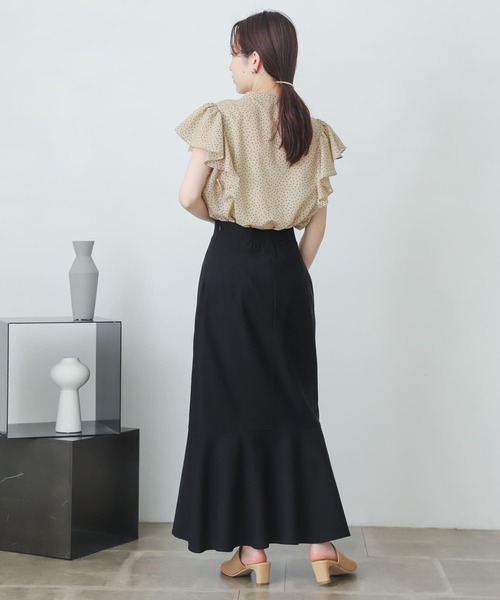 SENSE OF PLACE by URBAN RESEARCH(センスオブプレイスバイアーバンリサーチ)の「フリルスリーブブラウス(Tシャツ/カットソー・レディース・ホワイト系その他/ブラック系その他/ベージュ系その他・ONE)」の19枚目の写真