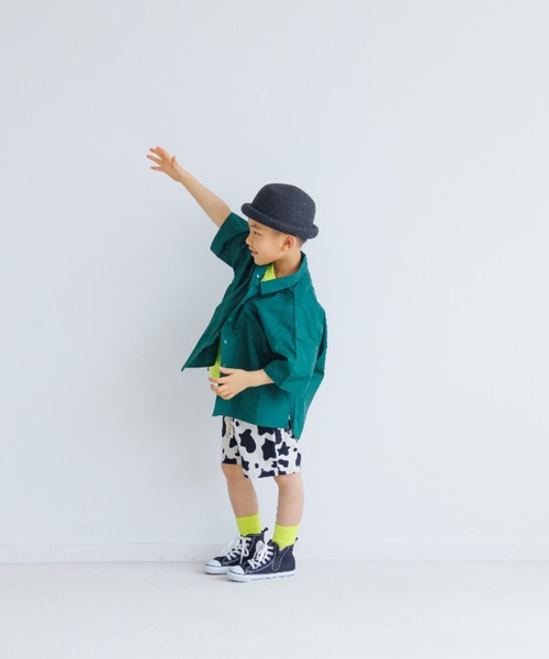 LOWRYS FARM(ローリーズファーム)の「クルクルHAT 270190(ハット・キッズ・ナチュラル/ブラック・FREE)」の5枚目の写真