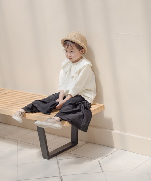 LOWRYS FARM(ローリーズファーム)の「クルクルHAT 270190(ハット・キッズ・ナチュラル/ブラック・FREE)」の6枚目の写真