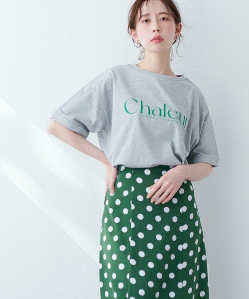 natural couture(ナチュラルクチュール)の「旬な1着 袖口ロールアップビッグロゴT(Tシャツ/カットソー・レディース・オフホワイト/ブラック/グレー/ピンク/その他2/その他1・FREE)」の22枚目の写真