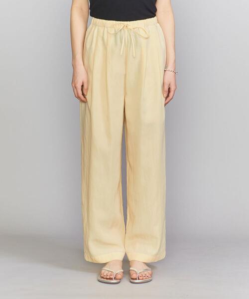 BEAUTY&YOUTH UNITED ARROWS(ビューティーアンドユースユナイテッドアローズ)の「セルロースナイロン タックイージーパンツ/ライナー付き -ウォッシャブル-(その他パンツ・レディース・ナチュラル・M/S)」の2枚目の写真