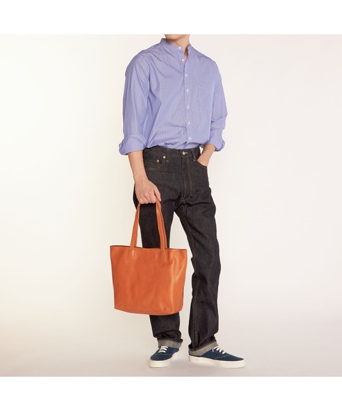 IL BISONTE（イルビゾンテ）の「IL BISONTE / ORIGINAL LEATHER / トートバッグ（トートバッグ・レディース・ダークブラウン/ブラック/ライトブラウン/ナチュラル/グレー/ネイビー/グリーン/オリーブ・FREE）」の9枚目の写真