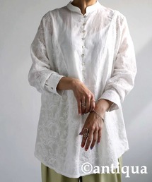 テクニック不要!ペイズリー柄刺繍シャツ