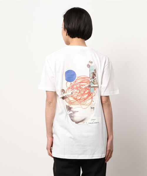 mmym(エムエムワイエム)の「mmym(エムエムワイエム)CIGARETTE T-SHIRTS(Tシャツ/カットソー・レディース・ブラック/ホワイト・MEDIUM)」の1枚目の写真