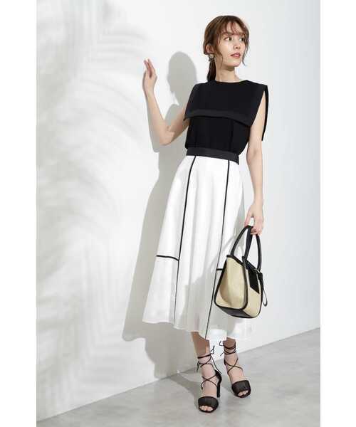 JILL STUART（ジルスチュアート）の「◆《Endy ROBE》ケニースカート（スカート・レディース・ホワイト/ブルー・2/0/4）」の18枚目の写真