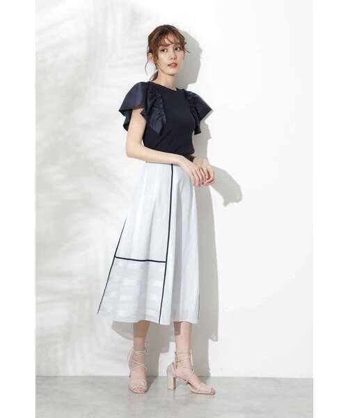 JILL STUART（ジルスチュアート）の「◆《Endy ROBE》ケニースカート（スカート・レディース・ホワイト/ブルー・2/0/4）」の21枚目の写真