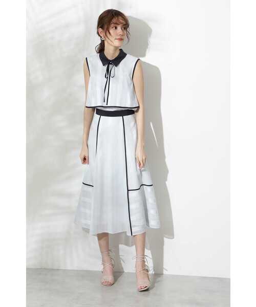 JILL STUART（ジルスチュアート）の「◆《Endy ROBE》ケニースカート（スカート・レディース・ホワイト/ブルー・2/0/4）」の22枚目の写真